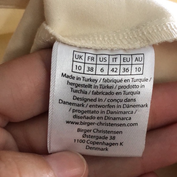 REMAIN BIRGER CHRISTENSEN ‘Vivian’ Belted Stretch Cotton-blend Blouse - Ecru - Picture 5 of 10